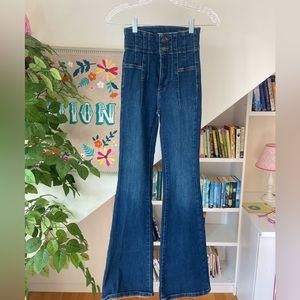 FREE PEOPLE flare jeans size 24